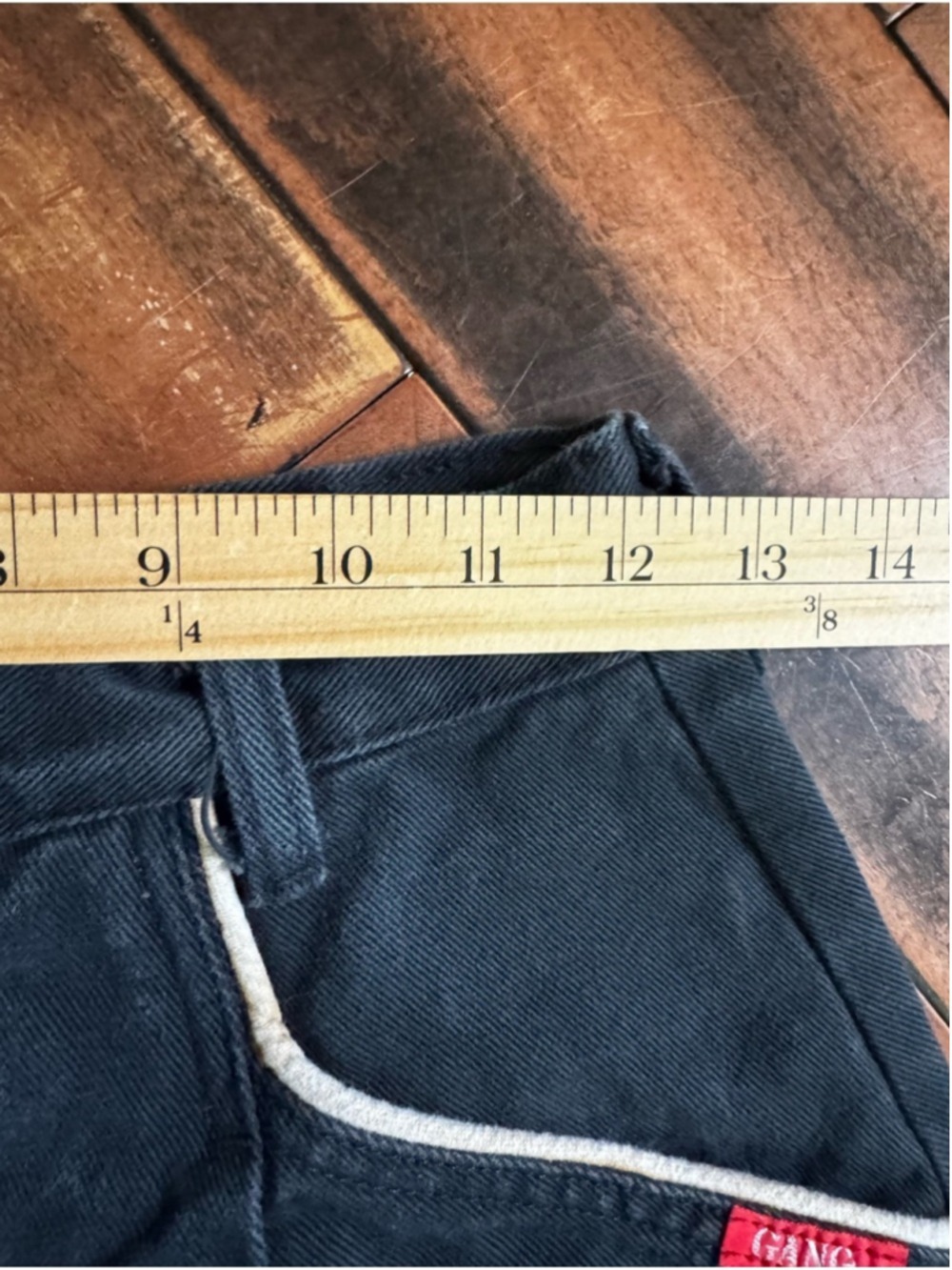 Vintage Black Tapered High Rise Pants Minimalist Workwear - Picture 9 of 13